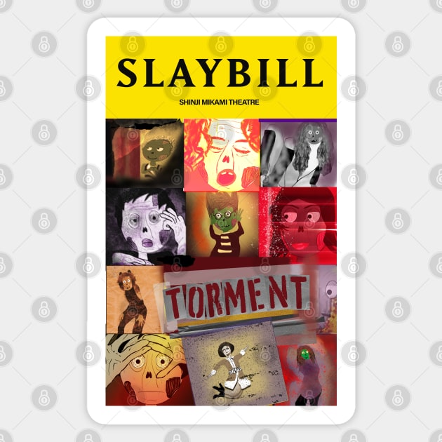 Broadway Zombie Torment Slaybill Sticker by jrbactor